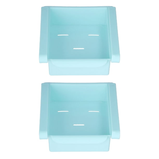 Organizador de refrigerador, 2 piezas Organizador de refrigerador 5 compartimentos Organizador de refrigerador Cajones de refrigerador Rendimiento impulsado