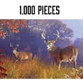 thumbnail image 3 of River's Edge Products 1000 Piece Puzzle, Jigsaw Puzzle in Tin for Adults, Teenagers, and Kids, Unique Outdoor Deer Puzzle, 28 by 20 Inches, Deer Scene, 3 of 7