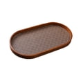 thumbnail image 4 of DOLITY Serving Tray Pallet Coffee Table Tray for Restaurant Tea Lover Gift Tea Room Oval, 4 of 9