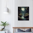 thumbnail image 3 of JEUXUS Gothic Landscape Wall Art Dark Academia Paintings Forest Scenery Poster Cloud Poster Vintage Gothic Print Dark Academia Canvas Art Vintage Landscape Pictures Gothic Artwork For Wall, 3 of 4