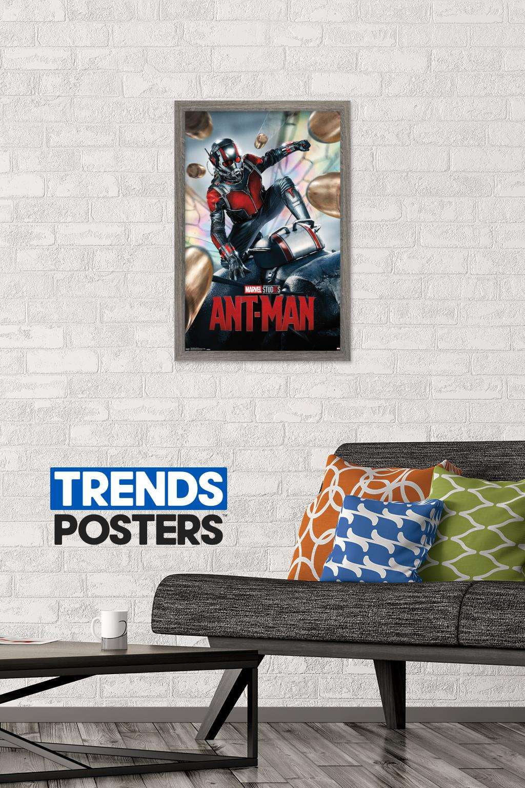 Marvel Cinematic Universe - Ant-Man - One Sheet Wall Poster, 14.725" x 22.375", Framed