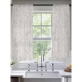 thumbnail image 2 of Grey Branches Sheer Curtains 72 Inch Length 2 Panels Set - Light Filtering Window Treatments, Vintage Art Farmhouse Rod Pocket Semi Curtains for Living Room/Bedroom/Kitchen Décor, 104"W x 72"L, 2 of 7
