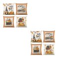 thumbnail image 1 of Inteprter 4 pack/lote funda de almohada y duradera para una acogedora decoración de ambiente festivo de Halloween en casa fácil de cuidar Type2 NO2, 1 of 6