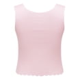 thumbnail image 2 of LiiYii Kids Girls Solid Color Sport Bras Top with Padded Seamless Training Crop Bra Workout Pink 140, 2 of 7