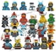 thumbnail image 4 of Mini figura Ninja de 4CM para niños, juguetes de bloques de construcción de personajes, modelo de muñeca de Anime, juguetes para niños, regalos de cumpleaños compatibles con Lego, 4 of 4