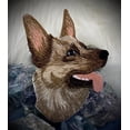thumbnail image 5 of German Shephard, Dog, Pets, Animals, Embroidered, Iron-on Patch, 5 of 5