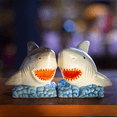 thumbnail image 6 of Pacific Giftware Sharks on The Sea Ceramic Salt and Pepper Shakers Set, 6 of 6
