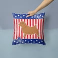 thumbnail image 2 of Carolines Treasures BB3309PW1414Patriotic Norfolk Terrier Fabric Decorative Pillow, 2 of 4