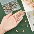 thumbnail image 3 of 48Pcs 3 Color Zinc Alloy Cord Ends End Caps Cone with Hollow Star Mixed Color 15x11mm Hole: 5mm Inner Diameter: 9mm 16Pcs/color, 3 of 5