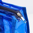 thumbnail image 3 of Bolso De Mano De Pvc Transparente Bolso transparente de PVC, transparente, de gran capacidad, impermeable, para la playa (azul), 3 of 5