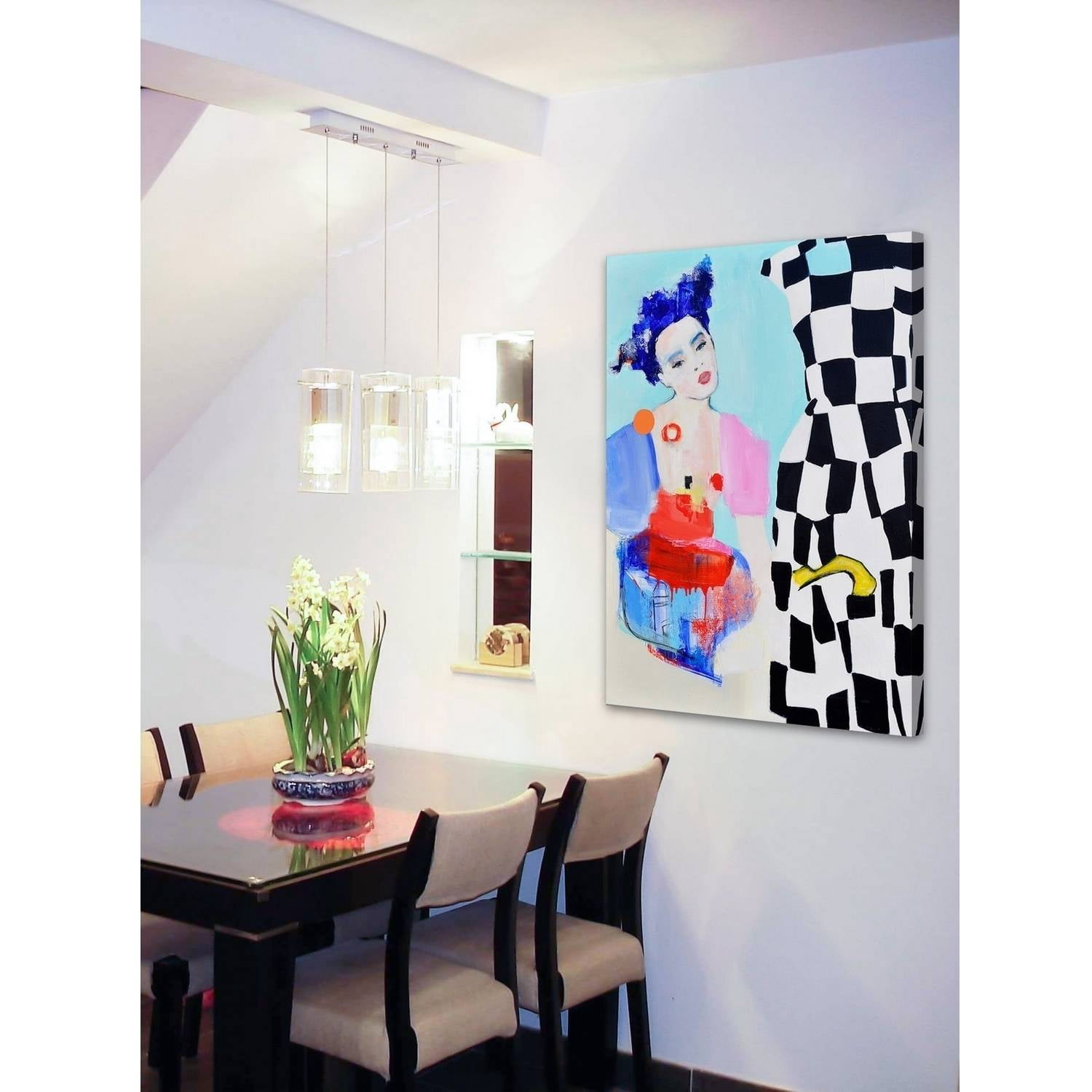 Dress up Game Painting Print on Wrapped Canvas
