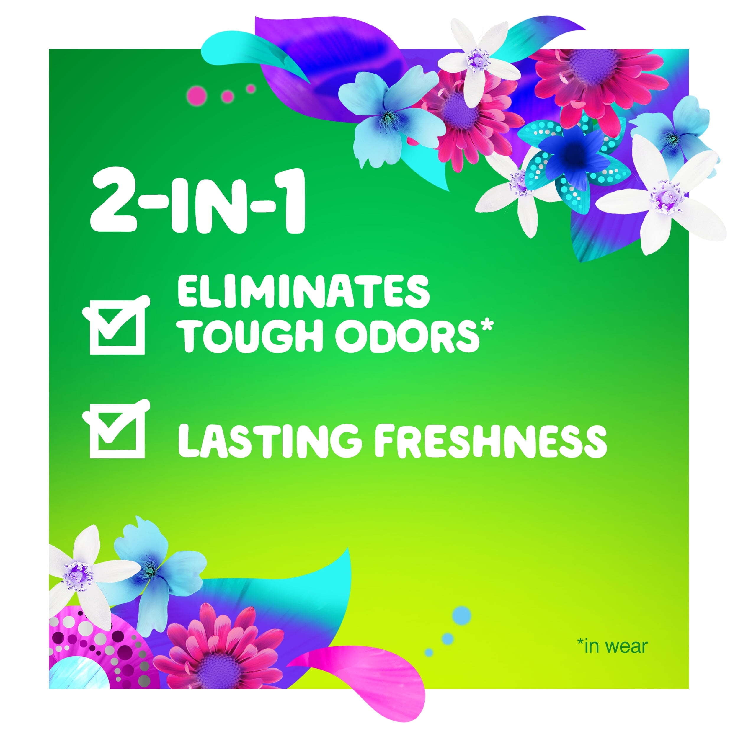 Gain Flings Laundry Detergent Pacs with Odor Defense, Super Fresh Blast Scent, 112 Count