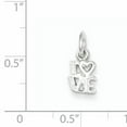 thumbnail image 2 of Beautiful Sterling Silver Love Charm, 2 of 2