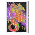 thumbnail image 2 of Splatter Dragon Blacklight Poster 23.5" x 35.5" - Laminated, 2 of 6