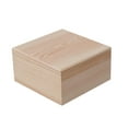 thumbnail image 3 of Wooden Storage Box Container Organizer Box for Home Organization Art Hobbies 15cmx15cmx8cm, 3 of 8