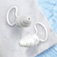 thumbnail image 2 of Bouchons d'Oreilles en Silicone Réduction de Bruit Réutilisables; pour Bureau Maison, Gris, 3 Couches, 2 of 8