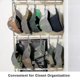 thumbnail image 3 of 20 Pieces Clamp Hooks Boot Hanger Trouser Hangers Clothes Hanger, 3 of 4