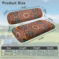 thumbnail image 3 of POLERO Golf Cart Seat Covers Fit for Club Car Precedent Front Seats Cushion, Brown Boho Mandala Print Golf Cart Front and Back Seat Cushion Cover, No Nails Required, 3 of 8