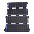 thumbnail image 1 of ETFE Solar Power Panel, 2 USB Output Professional 14W 5V Portable Solar Panel Folding  For Mobile Phones Blue, 1 of 8