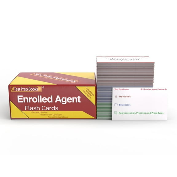 Enrolled Agent Study Cards 2024-2025: IRS Enrolled Agent Exam Prep and Practice Test Questions [Full Color Cards]