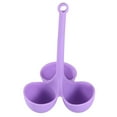 thumbnail image 5 of Ludlz Silicone Egg Steamer 3/5 Cavities Long Handle Heat Resistant Easy Drainage Egg Cooker Steaming Cup Holder Kitchen Supplies, 5 of 8