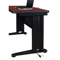 thumbnail image 2 of Cain 66" x 24" Training Table- Cherry & 2 'M' Stack Chairs- Burgundy, 2 of 4