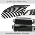 thumbnail image 2 of APS Premium Stainless Steel Black 8x6 Billet Grille Compatible with 2014-2017 Toyota Tundra Main Upper N19-J58958T, 2 of 7