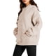thumbnail image 3 of Sudaderas con Capucha Extragrandes para Mujer, Sudaderas de Forro , Suéteres de Moda para Otoño e Invierno Caqui XXL, 3 of 9