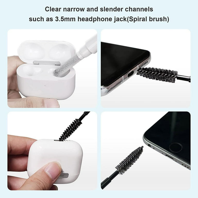 Multipurpose Cleaning Kit,Soft Brush for Phone Charging Port,Earbuds,Earbuds,Headphones,Headphones,Case,Laptop