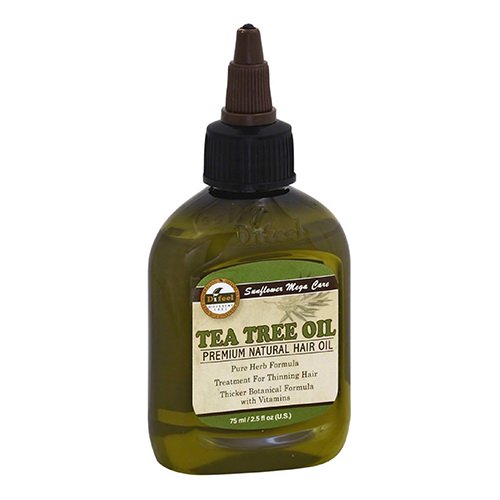 Difeel Sunflower Mega Care Tea Tree Oil Premium Natural Hair Oil, 2.5