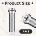 thumbnail image 2 of 4Pcs Sink Basket Screws 45mm Stainless Steel Drain Screws Fixing Accessories Sink Bolt Screws Sink Basket Strainer Plug Screws for Kitchen Wash Basin, 2 of 5