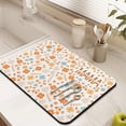 thumbnail image 3 of Autumn Floral Leaf Orange Drying Mat Heat Resistant Coffee Mat Collapsible Kitchen Drying Mat for Shop Countertops 18x24 Inches, 3 of 7