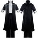 thumbnail image 5 of Disfraz de Cosplay de Dabi de Anime My Hero Academia, abrigo negro, camisa y pantalones, conjunto completo, uniforme, traje de carnaval, fiesta de Halloween para hombres adultos, 5 of 5
