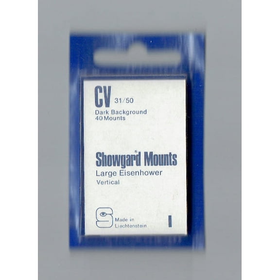 Showgard Stamp Mounts Size CV Black
