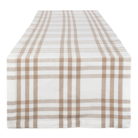 DII Stone Farm To Table Check Table Runner 14x72
