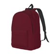 thumbnail image 1 of Balery Maroon Mochila Clásica Impresa Básica para Viaje, Mochila Escolar Resistente al Agua, Mochila de Lona con Correas Ajustables-Medium, 1 of 5