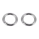 thumbnail image 3 of Anillos Circulares Metal 4 Uds. 2cm Accesorios Bricolaje Aleación para (plata), 3 of 8