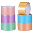 thumbnail image 1 of 6 rollos de cinta adhesiva de colores brillantes para manualidades Cintas autoadhesivas de colores brillantes para manualidades Cintas adhesivas pequeñas, 1 of 8