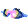 thumbnail image 3 of Gafas de natación antivaho, gafas de natación a prueba de fugas, gafas profesionales de moda Azul, 3 of 9