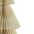 thumbnail image 6 of Northlight Accordion Honeycomb Foldable Paper Christmas Tree - 3' - Cream, 6 of 7