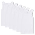 thumbnail image 1 of Sanetta Niño Camiseta Paquete de 3 -  Camisa sin Brazos, Tank Top, Basic, Algodón orgánico Blanco 152, 1 of 4