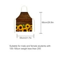 thumbnail image 6 of XunW Sunflower Pattern Apron Linen Apron Fashionable 26*21In Multifunctional Apron, 6 of 7