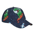 thumbnail image 3 of Haiem Dinosaur Astronaut Space Surfing Baseball Cap Dad Hat Cotton Soft Adjustable Fashion Hats for Men Women Unisex Style Headwear, 3 of 9