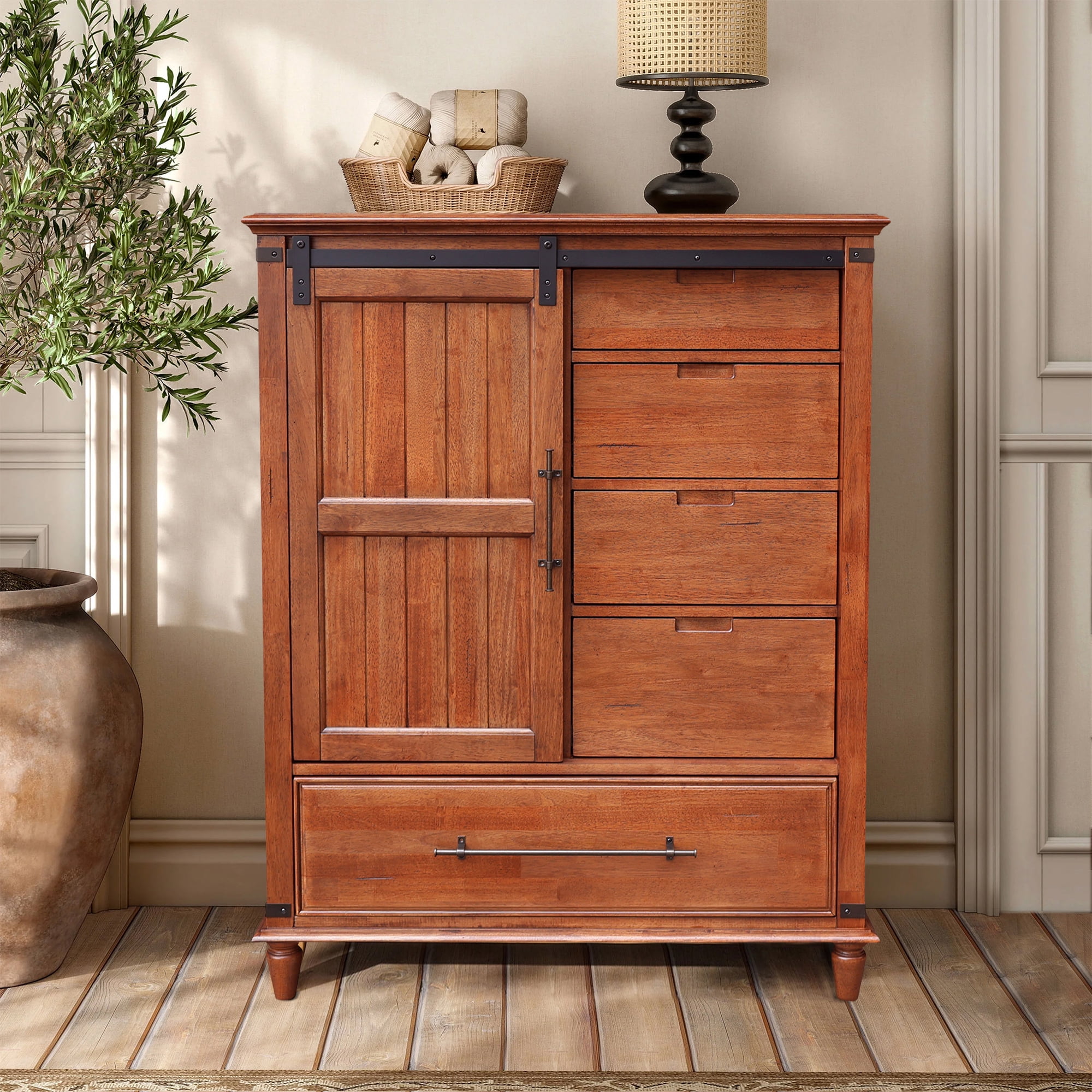 Willow Creek Solid Wood Bedroom 5 Drawer Dresser