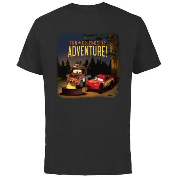 Disney and Pixar’s Cars Fun Friendship Adventure - Short Sleeve Cotton T-Shirt for Adults - Customized-Royal Heather