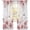 Pink, Rose, Cream, variant on Blue Hydrangea Sheer Curtains 63 Inches Long, Farmhouse Floral Butterflies Rustic Beige Light Filtering Window Curtains for Living Room, Rod Pocket Voile Sheer Curtain Drapes, 52"W x 63"L, 2 Panels