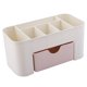 thumbnail image 2 of Organizador de maquillaje de cosméticos, organizador de maquillaje 1 cajón para baño para el hogar rosa, 2 of 8