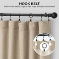 thumbnail image 6 of Half Price Drapes Nomad Tan Faux Linen Room Darkening Curtain (1 Panel), Nomad Tan, 50W X 96L, 6 of 12