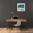 thumbnail image 3 of OToole, Tim 12x12 White Modern Wood Framed Museum Art Print Titled - Sea Breeze Abstract I, 3 of 4