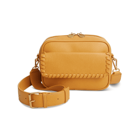 Style & Co Whip-Stitch Camera Crossbody, Created for Macy's - Tawny Olive